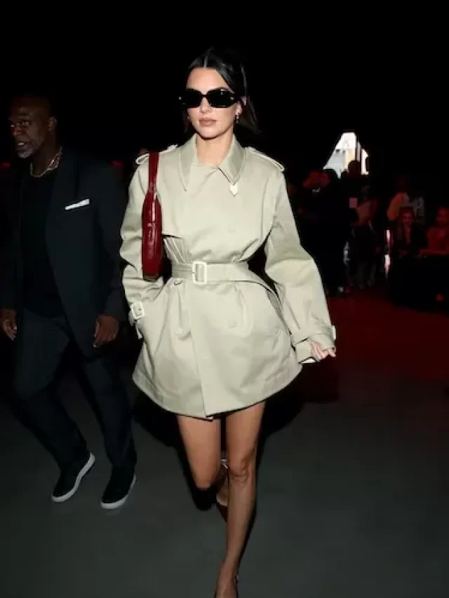 At Milan Fashion Week, Kendall Jenner forgot her trousers but brought Bad Bunny.