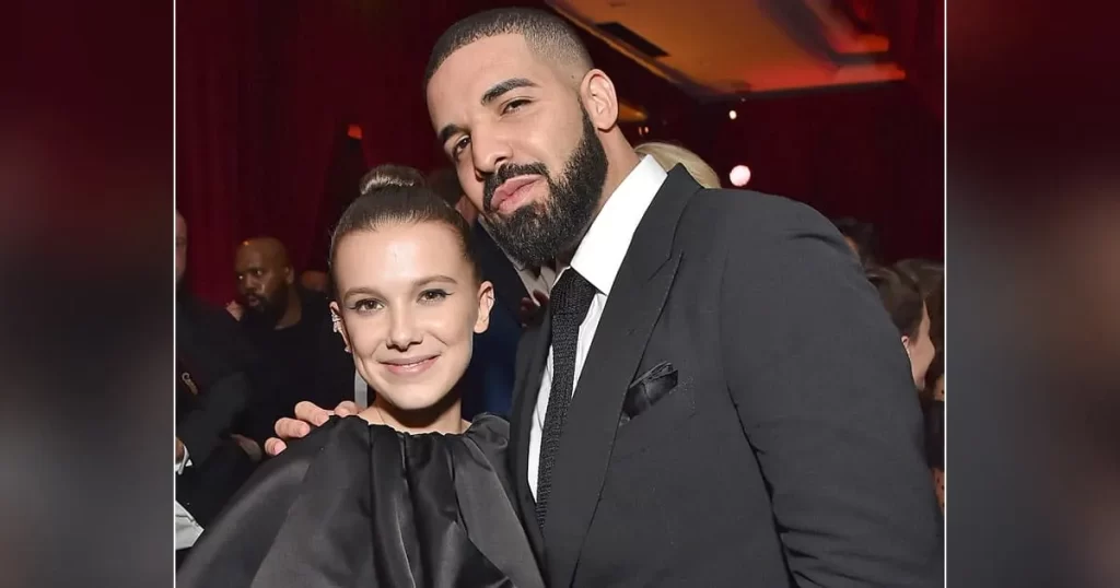 What did Drake say about Millie Bobby Brown in 2018 Rapper's latest single, released in response to controversy