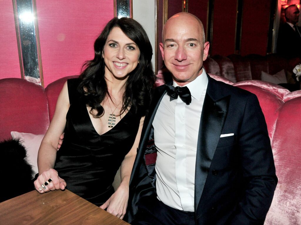 Bezos and Scott, MacKenzie- Evening Standard