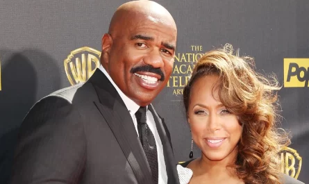 steve-harvey-and-wife Marjorie